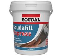 Enduit et mastic de rebouchage Soudafill Express en pot de 900 ml SOUDAL