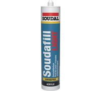 Enduit et mastic de rebouchage Soudafill Light en cartouche - 310ml SOUDAL