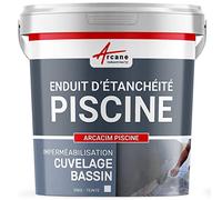 Enduit de Cuvelage - Enduit Hydrofuge pour étanchéité Piscine et bassin ARCACIM PISCINE Blanc 25 Kg