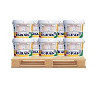 Enduit façade, crepi grains fins, application rouleau, 25 kg ECRAN 77 10 x 25 Kg Blanc