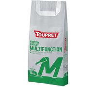 Enduit intérieur multifonction - TOUPRET - 5 kg - Blanc - Prêt à l'emploi - Temps de séchage 12h