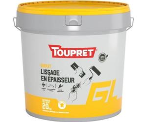 Enduit Lissage Pâte Toupret Lissage épais, Prêt à L'emploi, Forte Adhérence - Toupret Sa