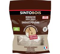 Enduit poudre bois clair hydrosoluble reboucheur de trous - 1kg SINTO