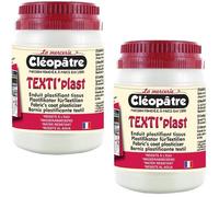 Enduit pour plastifier du tissus - Toile cirée - Texti'Plast - Cléopâtre - 2 pots 250g