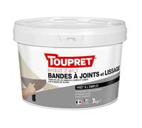 Enduit prêt à l'emploi pour plaques de plâtre Toupret 7kg