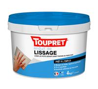 Enduit prêt à l'emploi pour surface fine Toupret 4kg
