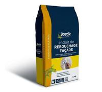 Enduit rebouchage façade en poudre - BOSTIK - 5kg - Blanc - Extérieur