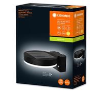 Endura Solaire Circle Wall Applique Extérieure 6w=600lm Noir