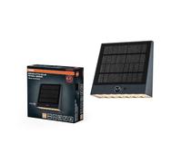ENDURA STYLE SOLAR BRIGHT SENSOR Wall Fin IP54 Dark Grey
