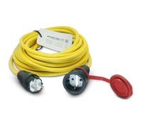 ENECEN 1001110 Rallonge électrique 230 V/16 A IP44 PVC K35 AT-N07V3V3-F 3 x 1,5 mm² Jaune avec caoutchouc ST/KU BD 10 m
