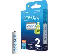Sanyo Pile rechargeable eneloop BK-3MCDE/2BE AA 1,2V Ni-MH 2000 mAh prêt à l'emploi Lot de 2