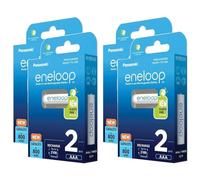 Eneloop Lot de 4 x 2 Piles Rechargeables Micro AAA 800mAh Ni-MH