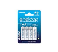 Panasonic Piles rechargeables eneloop BK-3MCDE/4BE AA 2000 mAh Ni-MH Lot de 4 prêt à l'emploi