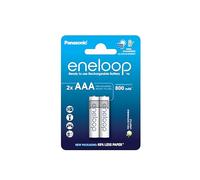 Panasonic eneloop Piles rechargeables BK-4MCDE/2BE AAA NiMH 800 mAh 1,2 V 2 pièces