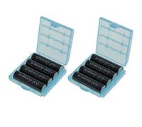 Eneloop XX HR-3UWXB Lot de 8 piles mignon type AA 2550 mAh + 2 boîtiers Heiba