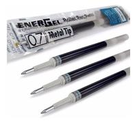 Energel Lr7 Metal Tip Refills - Bl77/Bl57/Bl37 0.7mm (Pack Of 4)