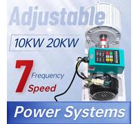 Énergie libre réglable à 7 vitesses avec moteur 220V avec fréquence 20KW AC groupe électrogène à aimant Permanent 30KW systèmes électriques 30KW PMG