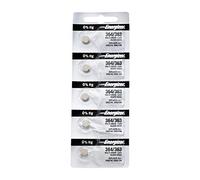 Energizer 364 363 Silver Oxide Watch Batteries (SR621SW) SR60 (Pack of 5)