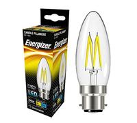 Energizer 5w (= 40W) LED clair Filament décoratif bougie Ampoule, 2700k extra blanc chaud - BC/Cap Baïonnette