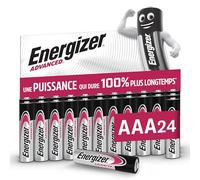 Energizer Advanced - Piles AAA (Lot de 24) Micro LR03 Alcaline 1,5 V - Haute Performance - Télécommandes, Jouets et Électroniques - Made in EU - Emballage 0% Plastique - Conservation 10 Ans