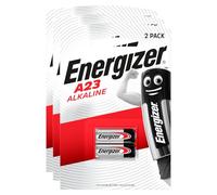 Energizer Alcaline A23 Batterie E23A 12V Spécialistes Haute Performance pour Petits Appareils Télécommandes Modèles et Thermomètres - 3 Blisters de 2 Piles
