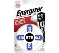 Energizer batterie de l'aide auditive d'origine Zinc-Air 675 (1.4V, 4-pack)