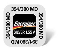 Lot de 2 Piles Bouton à Oxyde d'Argent pour Montres 1.5V 63mAh Type 394/380 SR45 Argent