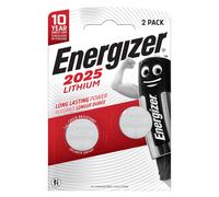 Pile bouton CR2025 lithium Energizer - Blister de 2 piles