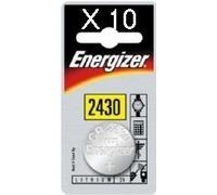 Energizer CR2430 Lot de 10 piles bouton au Lithium