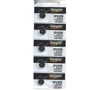 Energizer Energizer Lot de 5 piles de montre oxyde d'argent 371/370