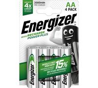 4 Piles Rechargeables AA / HR6 2000mAh Energizer Power Plus