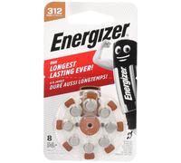ENERGIZER® HEARING AID BATTERIES - 312 Piles 8 pc(s)