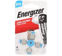 Energizer Batterie pour aide auditive Zinc-Air 675 (PR44) 1,4 V – 4 piles