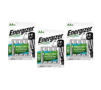 ENERGIZER Lot de 3 Blisters de 4 Accus Piles rechargeables HR6 Extreme AA 2300mah