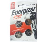 Energizer Lot de 4 piles CR2025 Piles Lithium 3 V