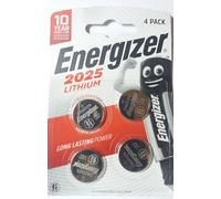 Energizer Lot de 4 piles CR2025 Piles Lithium 3 V