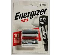 ENERGIZER Lot de 8 Blisters de 2 Piles Lithium CR123 A 3V