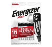 Energizer Piles Alcalines Aaa Max Lr03 E301532000 4 Unités
