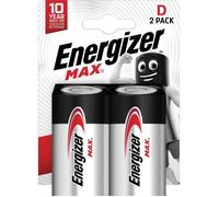 Energizer - Lot Piles Alcalines MAX D/LR20 - x2