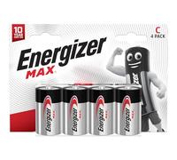 Energizer Max C Pile (Lot de 4) - 1.5V Pile LR14