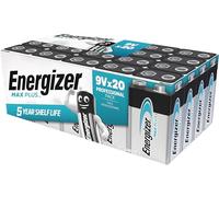 Energizer Max Plus Lot de 20 Piles alcalines 9 V