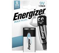 Energizer Pile Max Plus 6LR61 (9 V) Alcaline – 1 pièce