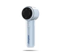 Energizer Mini Ventilateur Portable de Poche 3000 mAh Rechargeable USB-C, 5 h d'Autonomie, Brushless 4 W, 4 Vitesses, 1920 L/min, 189 g, Voyage Bureau, Bleu