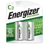 Energizer NH35BP-2 Hybrides Nickel-métal (NiMH) 2500mAh 1.2V Batterie Rechargeable - Batteries Rechargeables (2500 mAh, Hybrides Nickel-métal (NiMH), 1,2 V, Argent, 2 pièce(s))