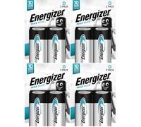 Energizer PILAS Alkaline Max Plus ENR D/LR20/E95 BP2 BR CAJA 6 Pile E301323900 Chrome (Lot de 4)