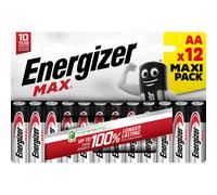 Energizer Pile alcaline AA / LR6 Max - Lot de 12