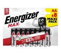 Energizer Pile alcaline AA / LR6 Max - Lot de 8