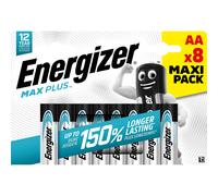 Energizer Pile alcaline AA / LR6 Max Plus - Lot de 8