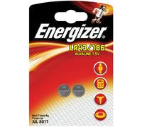 Energizer Pile bouton LR43 (186/V12GA) – Alcaline 1,5 V 123 mAh – 2 piles