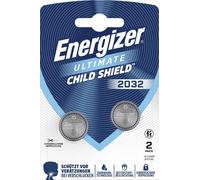 Energizer Pile bouton CR 2032 3 V 2 pc(s) 235 mAh lithium Ultimate Child Shield E304567000